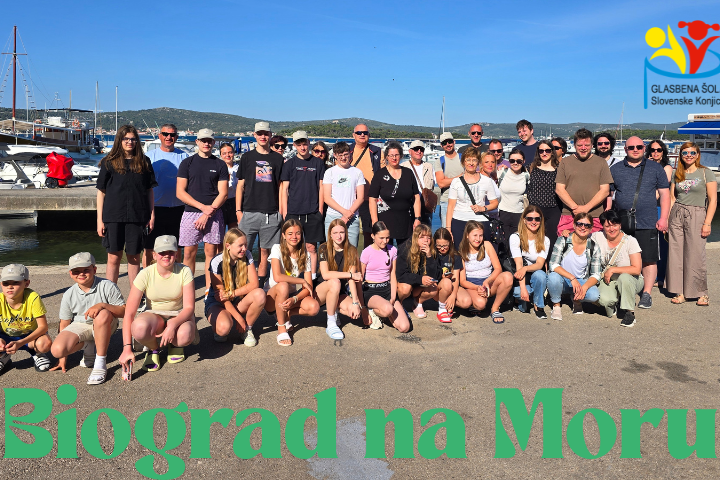 Glasbena šola Slovenske Konjice je gostovala v Biograd na Moru